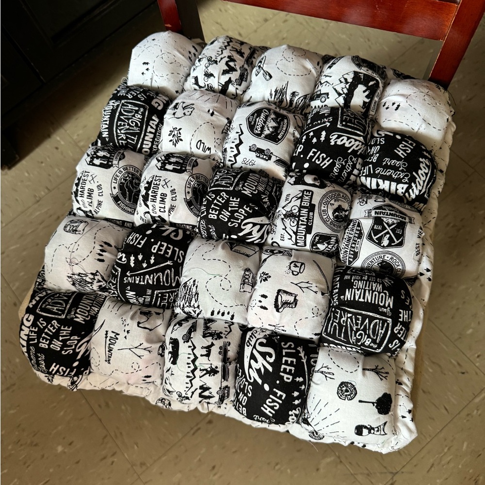 Handmade chair pad